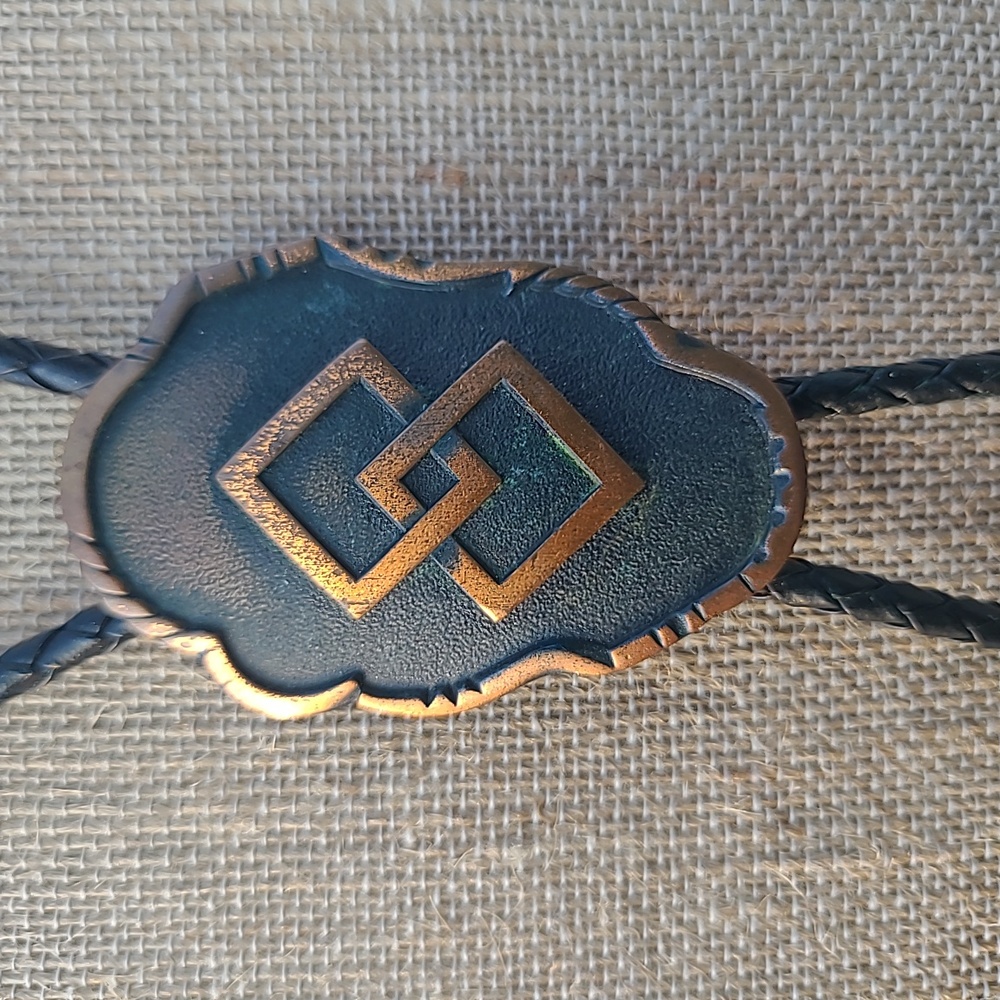 Solid Copper Bolo Tie - image 2